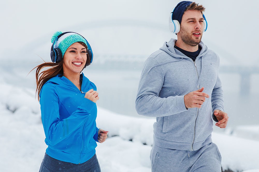 correre al freddo